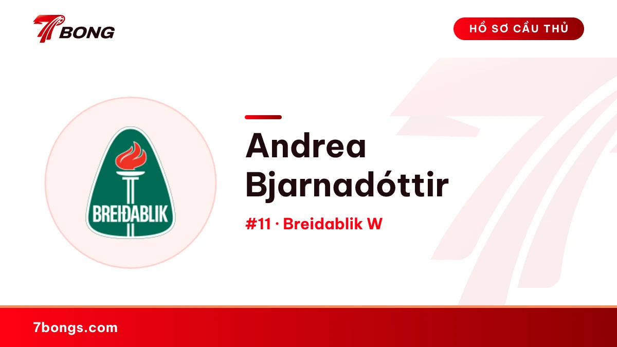 Andrea Bjarnadóttir — Breidablik W
