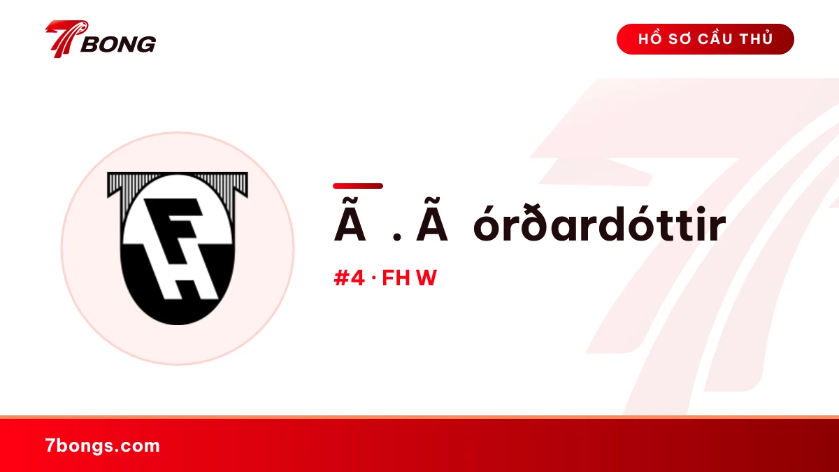 Ã. Ãórðardóttir — FH W