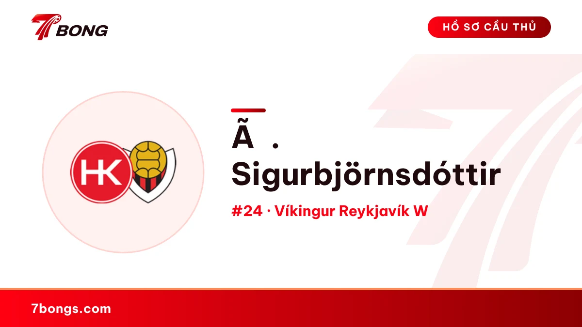 Ã. Sigurbjörnsdóttir — Víkingur Reykjavík W