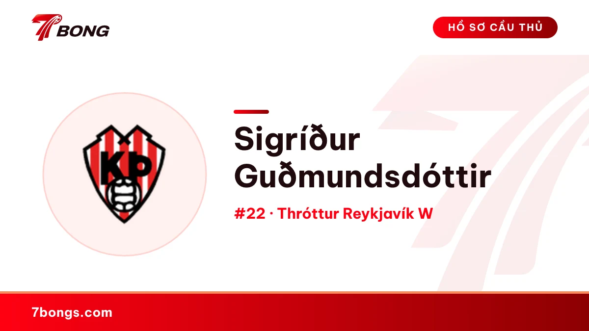 Sigríður Guðmundsdóttir — Thróttur Reykjavík W