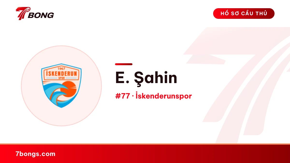 E. Şahin — İskenderunspor
