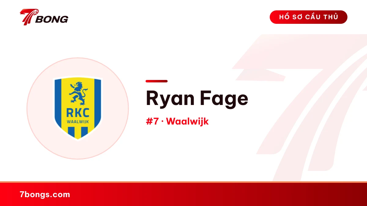 Ryan Fage — Waalwijk