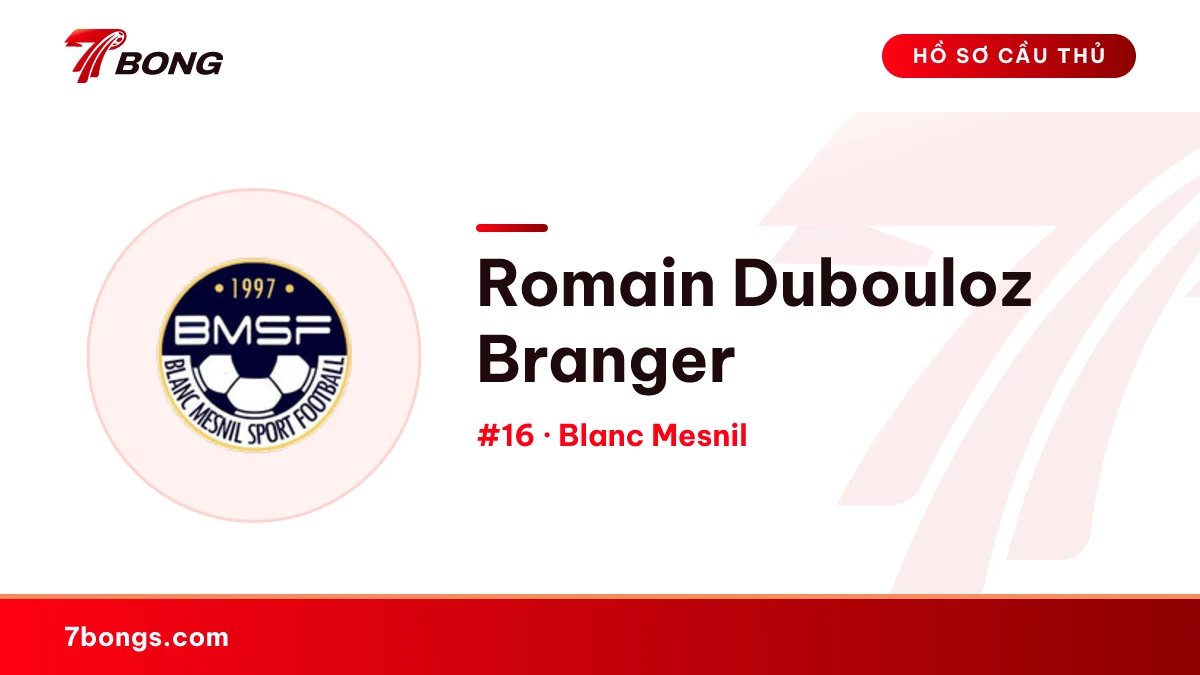 Romain Dubouloz Branger — Blanc Mesnil