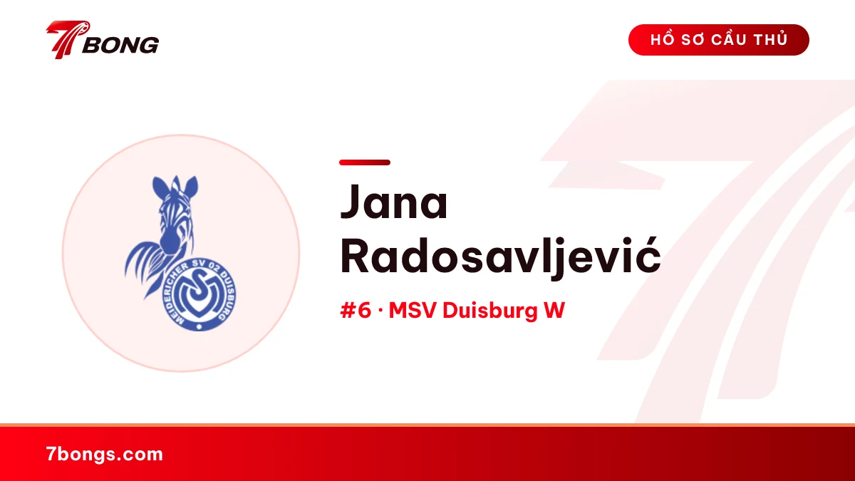 Jana Radosavljević — MSV Duisburg W