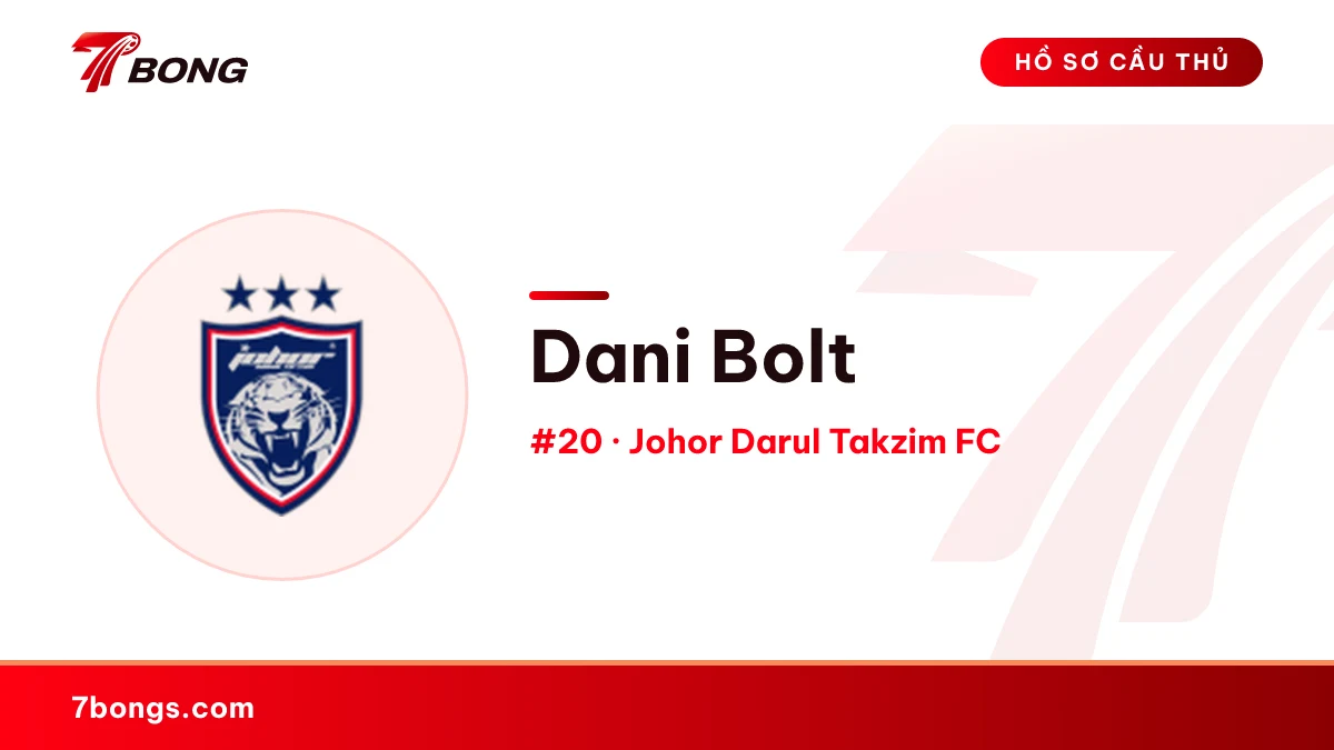 Dani Bolt — Johor Darul Takzim FC