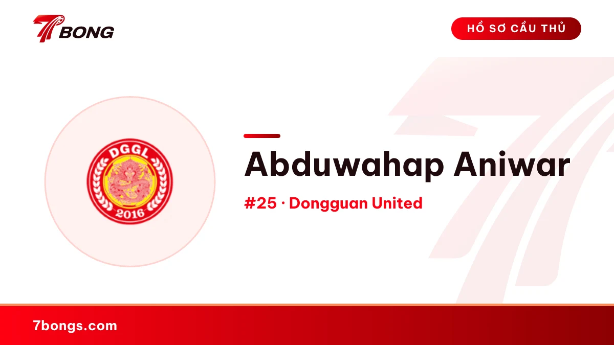 Abduwahap Aniwar — Dongguan United