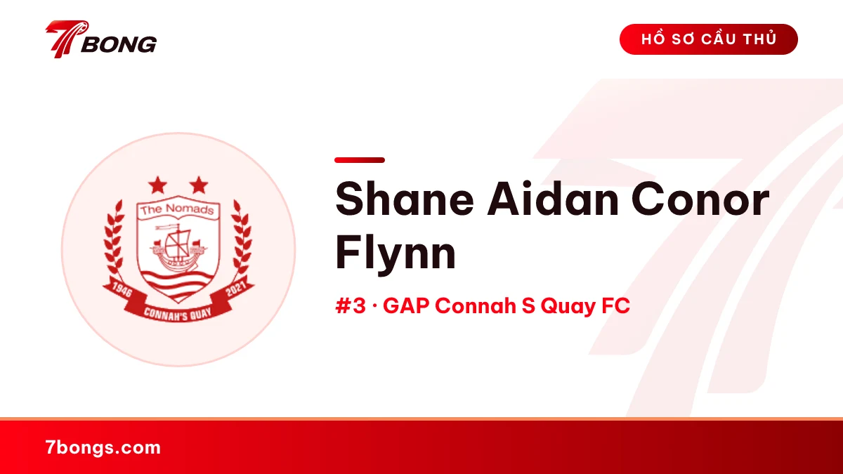 Shane Aidan Conor Flynn — GAP Connah S Quay FC