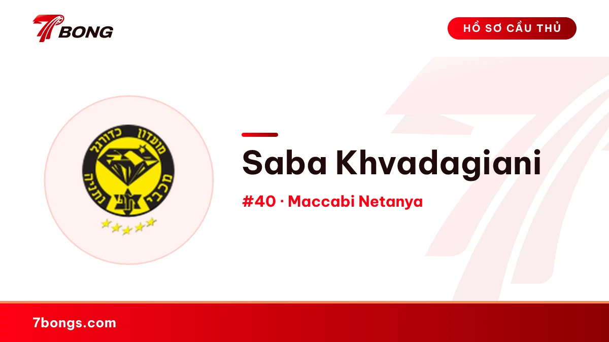 Saba Khvadagiani — Maccabi Netanya