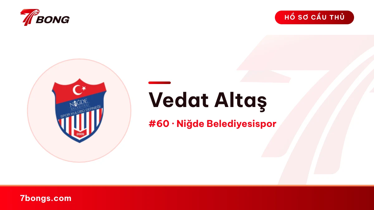 Vedat Altaş — Niğde Belediyesispor