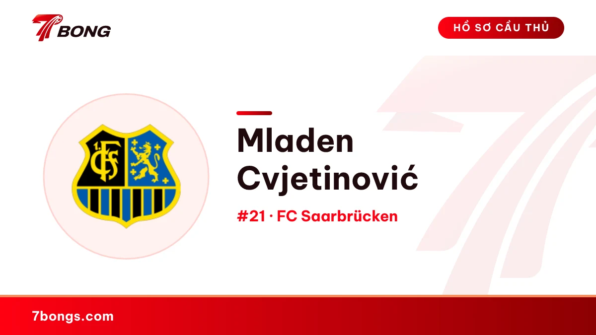 Mladen Cvjetinović — FC Saarbrücken