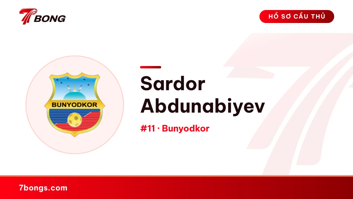Sardor Abdunabiyev — Bunyodkor