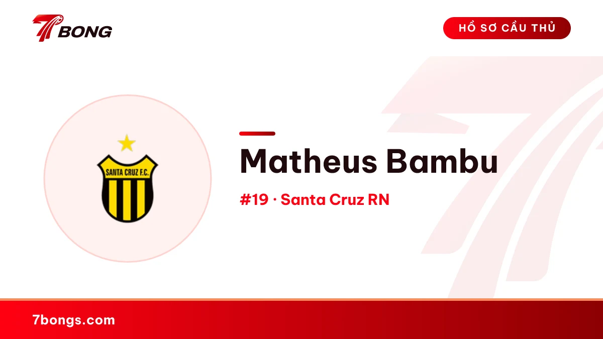 Matheus Bambu — Santa Cruz RN