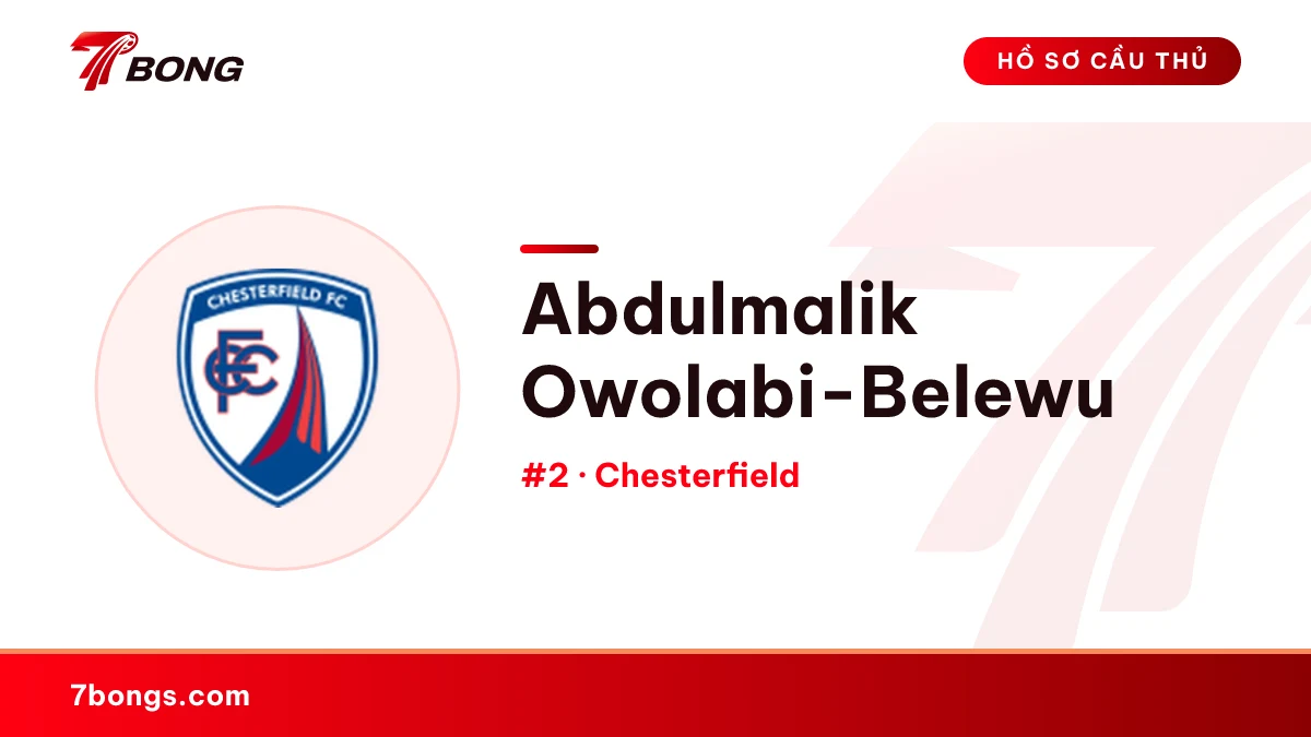 Abdulmalik Owolabi-Belewu — Chesterfield