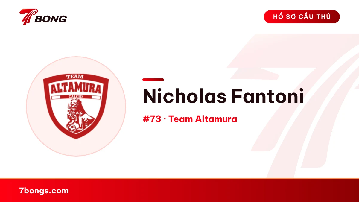 Nicholas Fantoni — Team Altamura