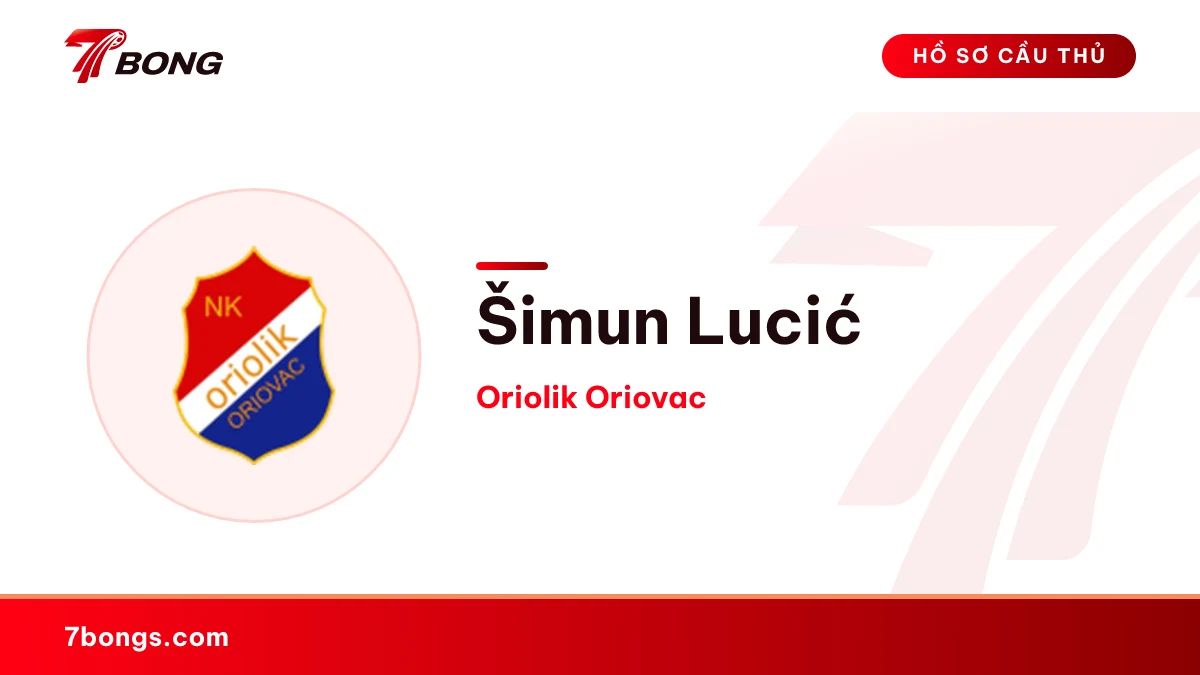 Šimun Lucić — Oriolik Oriovac