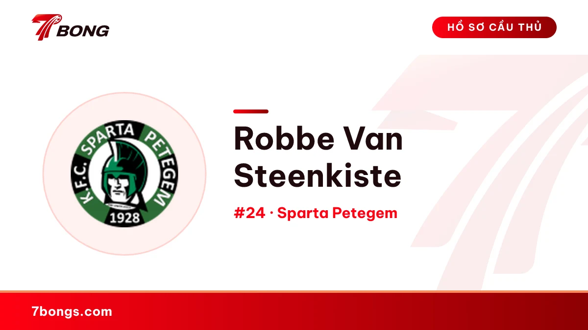 Robbe Van Steenkiste — Sparta Petegem