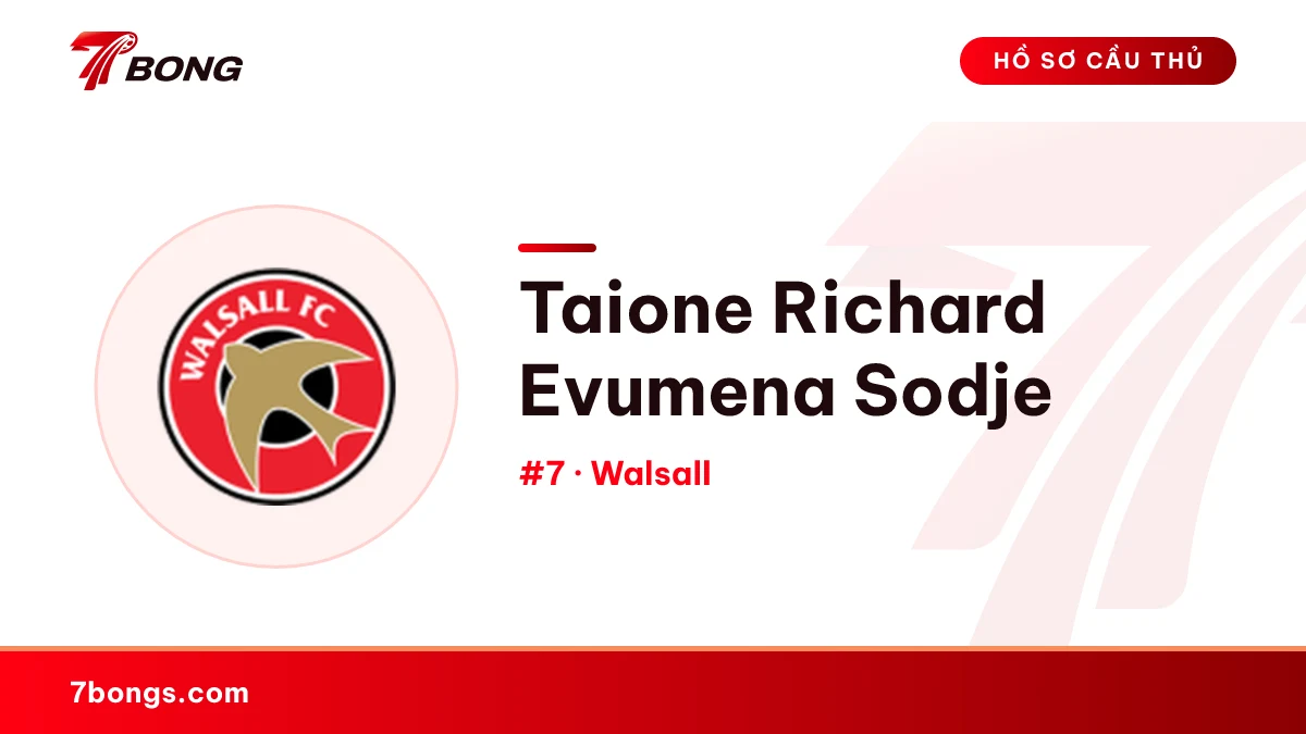Taione Richard Evumena Sodje — Walsall