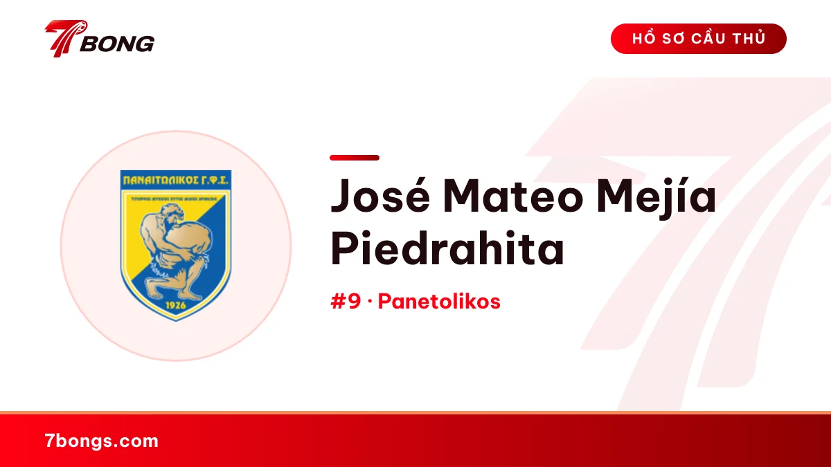 José Mateo Mejía Piedrahita — Panetolikos