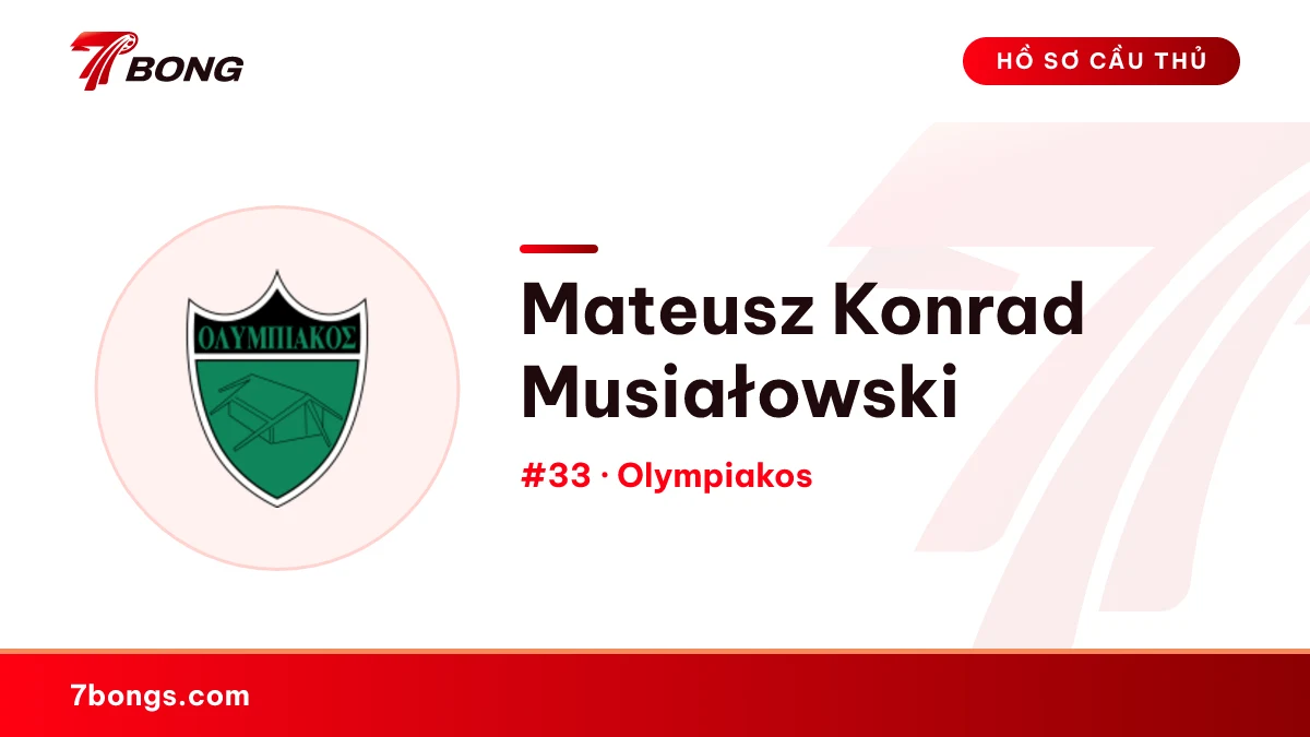 Mateusz Konrad Musiałowski — Olympiakos