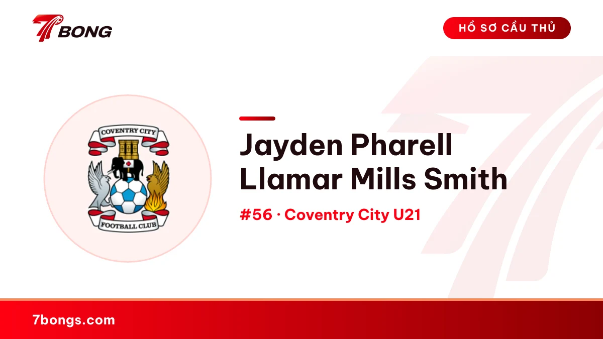 Jayden Pharell Llamar Mills Smith — Coventry City U21
