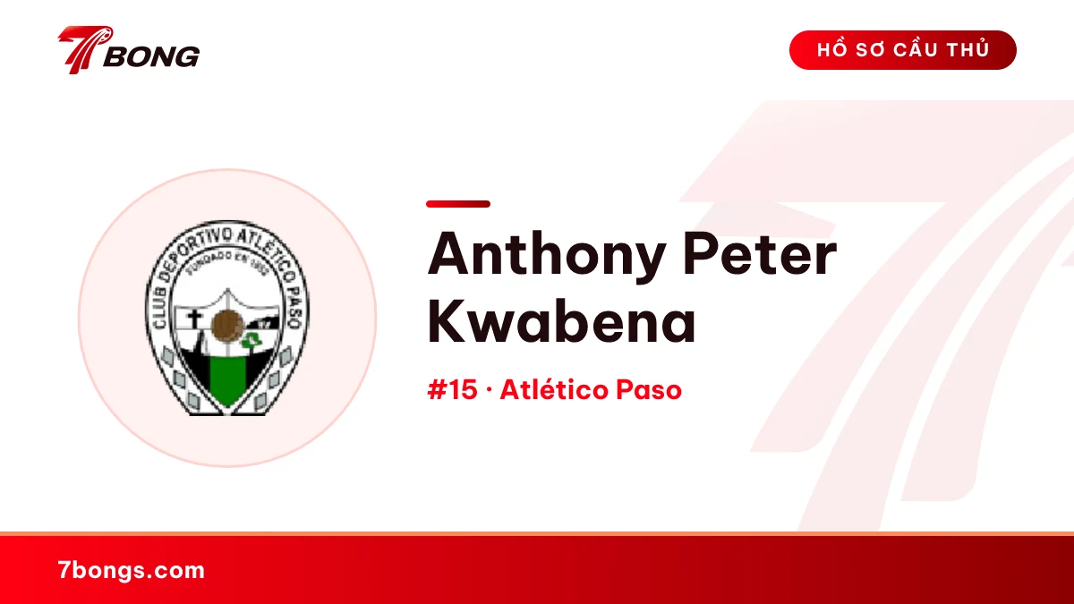 Anthony Peter Kwabena — Atlético Paso
