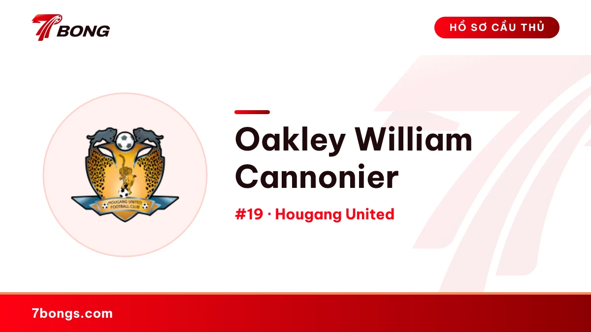 Oakley William Cannonier — Hougang United