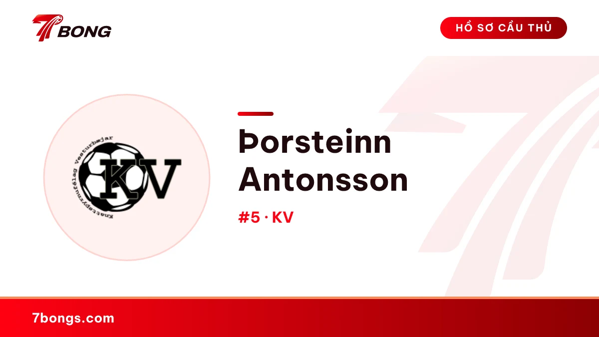 Þorsteinn Antonsson — KV