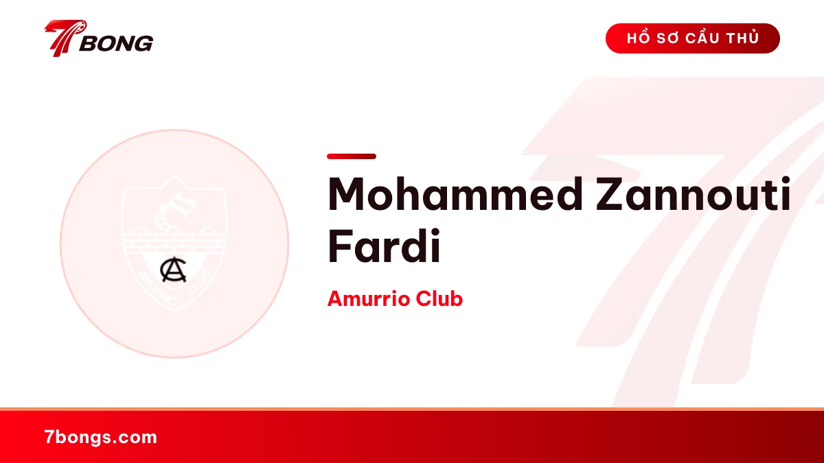 Mohammed Zannouti Fardi — Amurrio Club