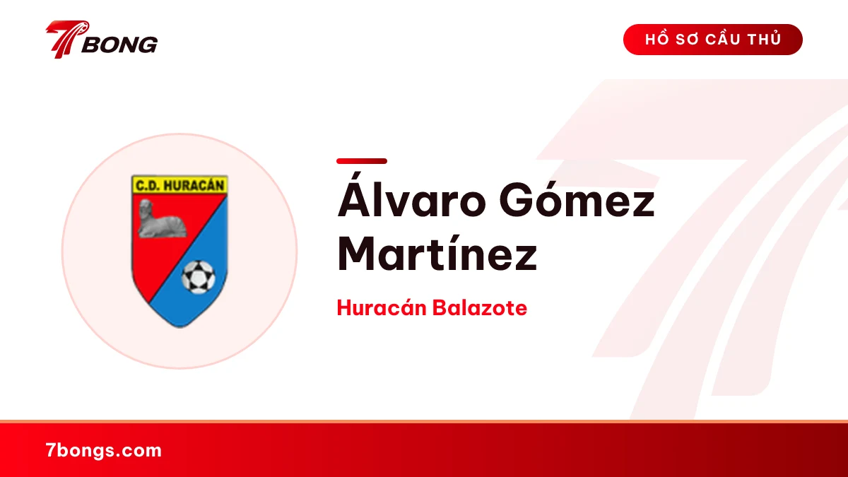 Álvaro Gómez Martínez — Huracán Balazote