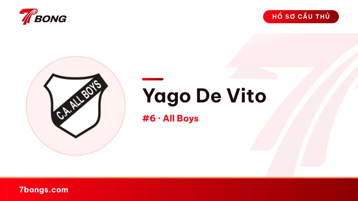 Yago De Vito — All Boys