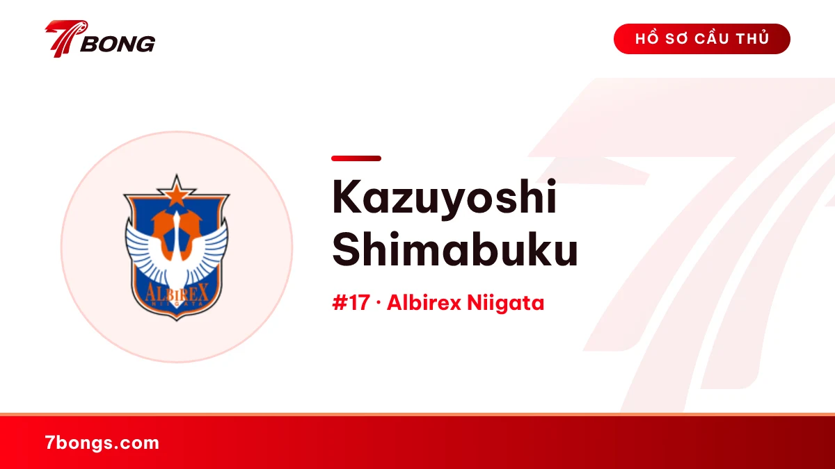 Kazuyoshi Shimabuku — Albirex Niigata