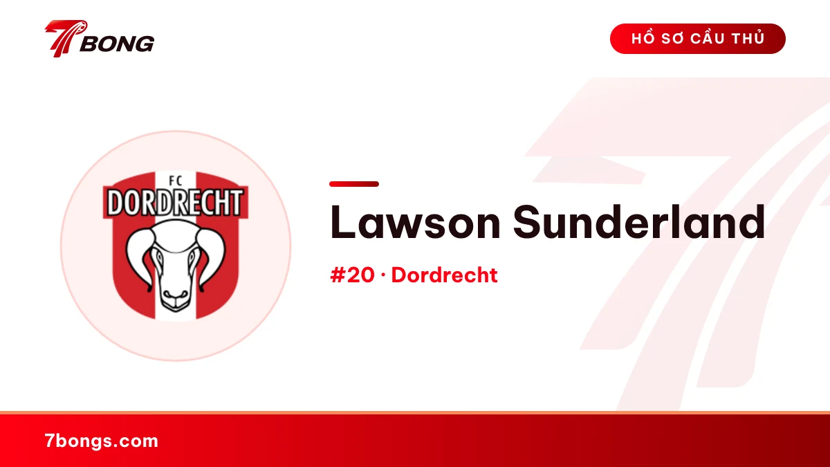 Lawson Sunderland — Dordrecht