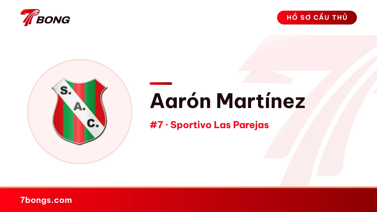 Aarón Martínez — Sportivo Las Parejas