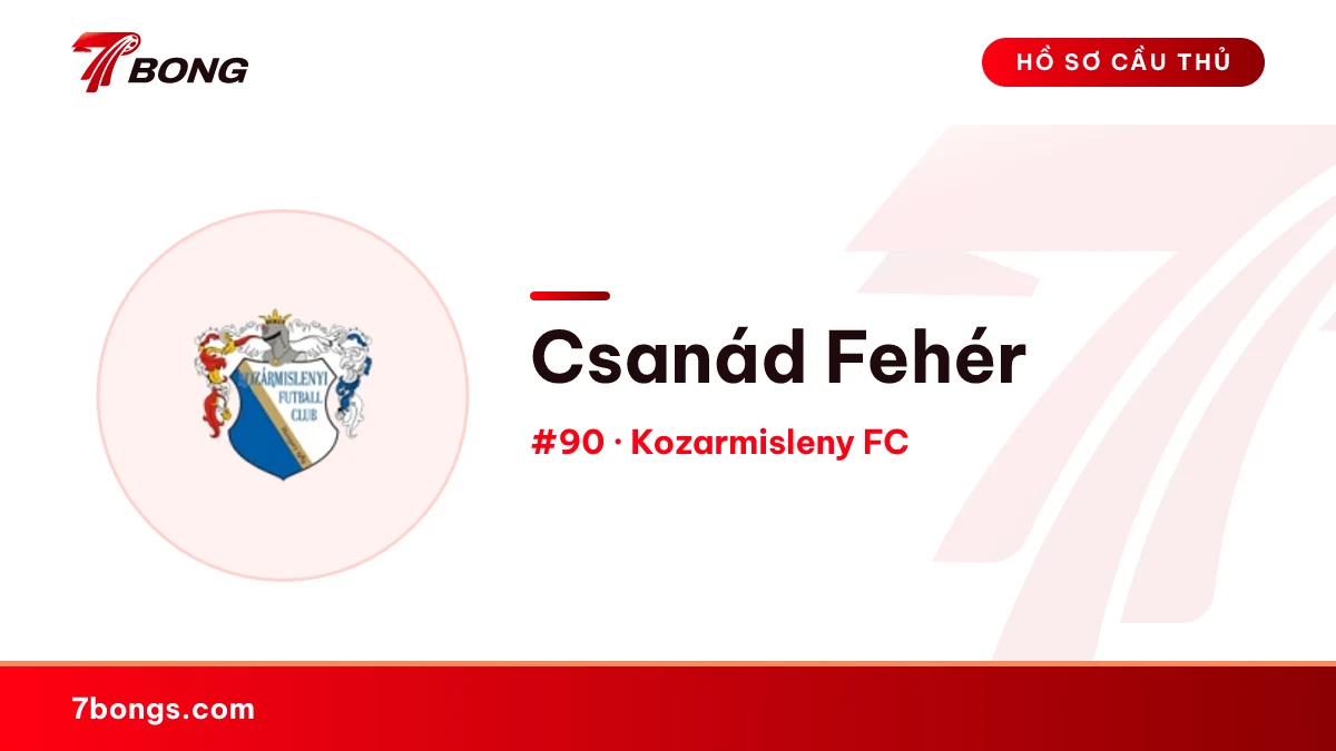 Csanád Fehér — Kozarmisleny FC