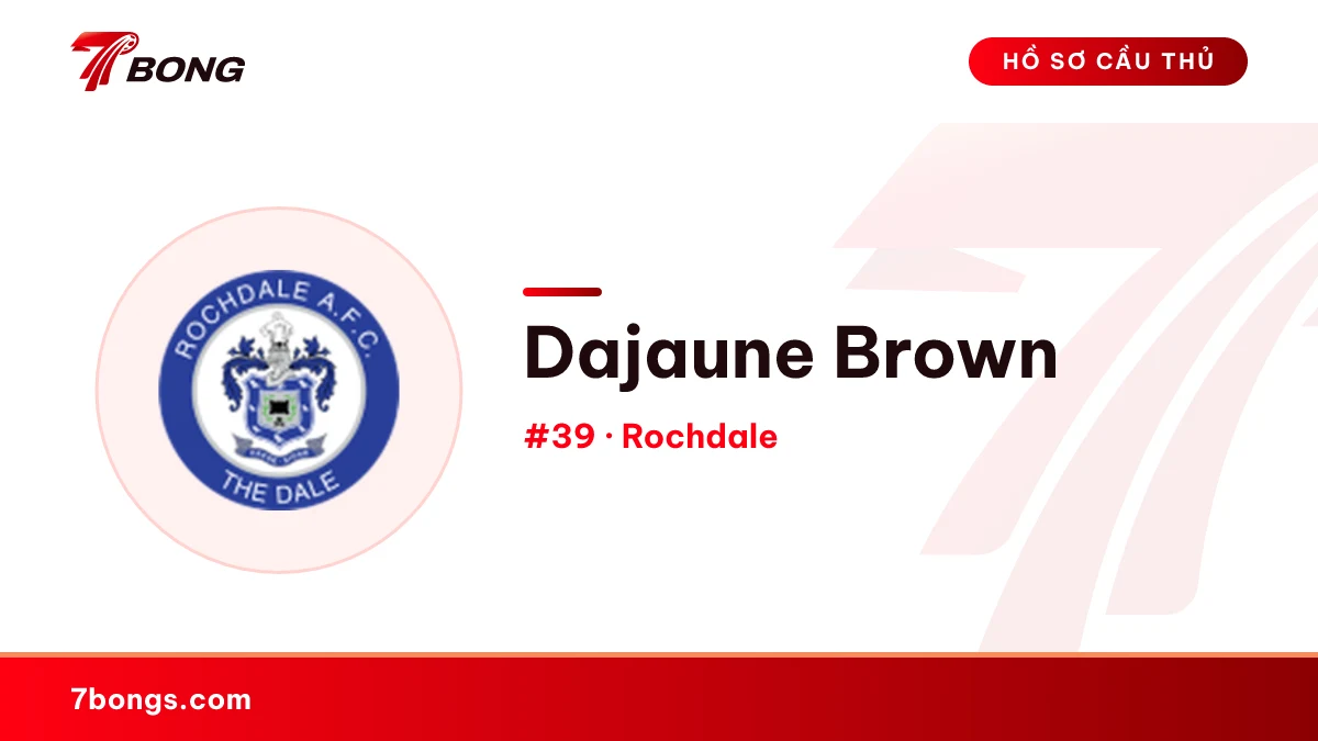 Dajaune Brown — Rochdale