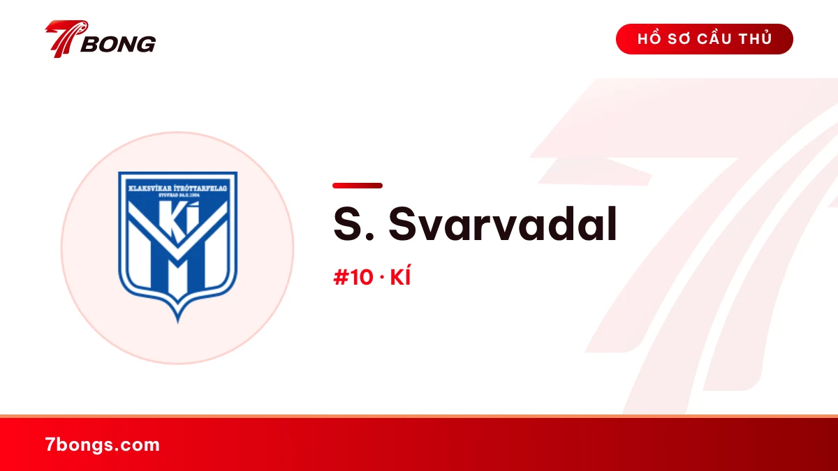 S. Svarvadal — KÍ