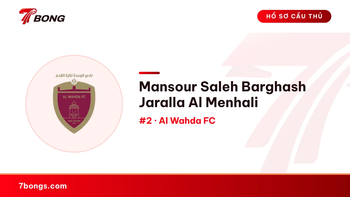 Mansour Saleh Barghash Jaralla Al Menhali — Al Wahda FC