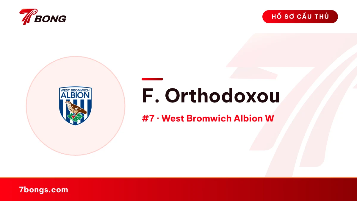 F. Orthodoxou — West Bromwich Albion W