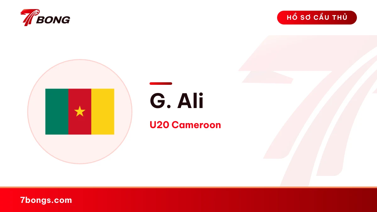 G. Ali — U20 Cameroon