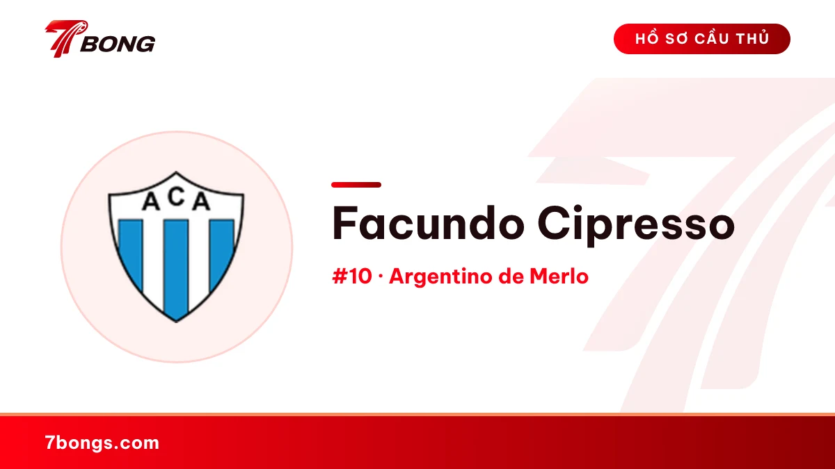 Facundo Cipresso — Argentino de Merlo