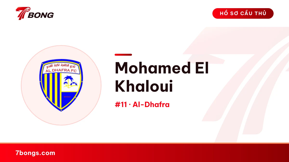 Mohamed El Khaloui — Al-Dhafra