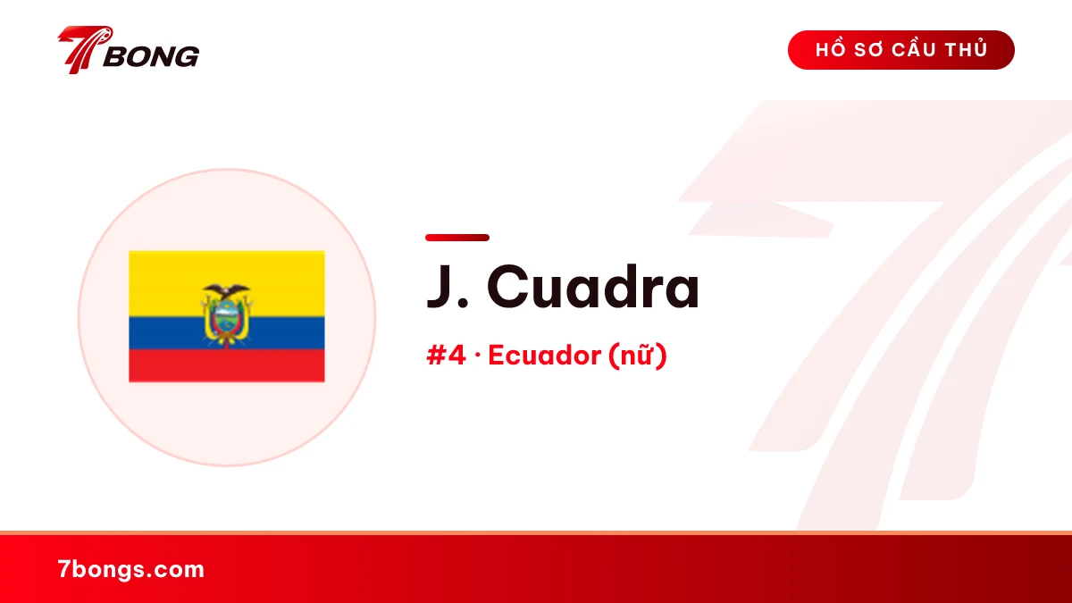 J. Cuadra — Ecuador (nữ)