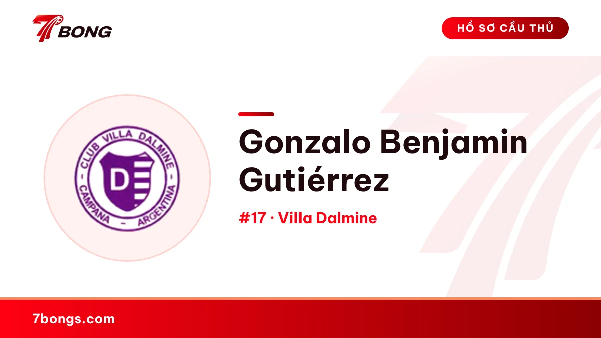 Gonzalo Benjamin Gutiérrez — Villa Dalmine