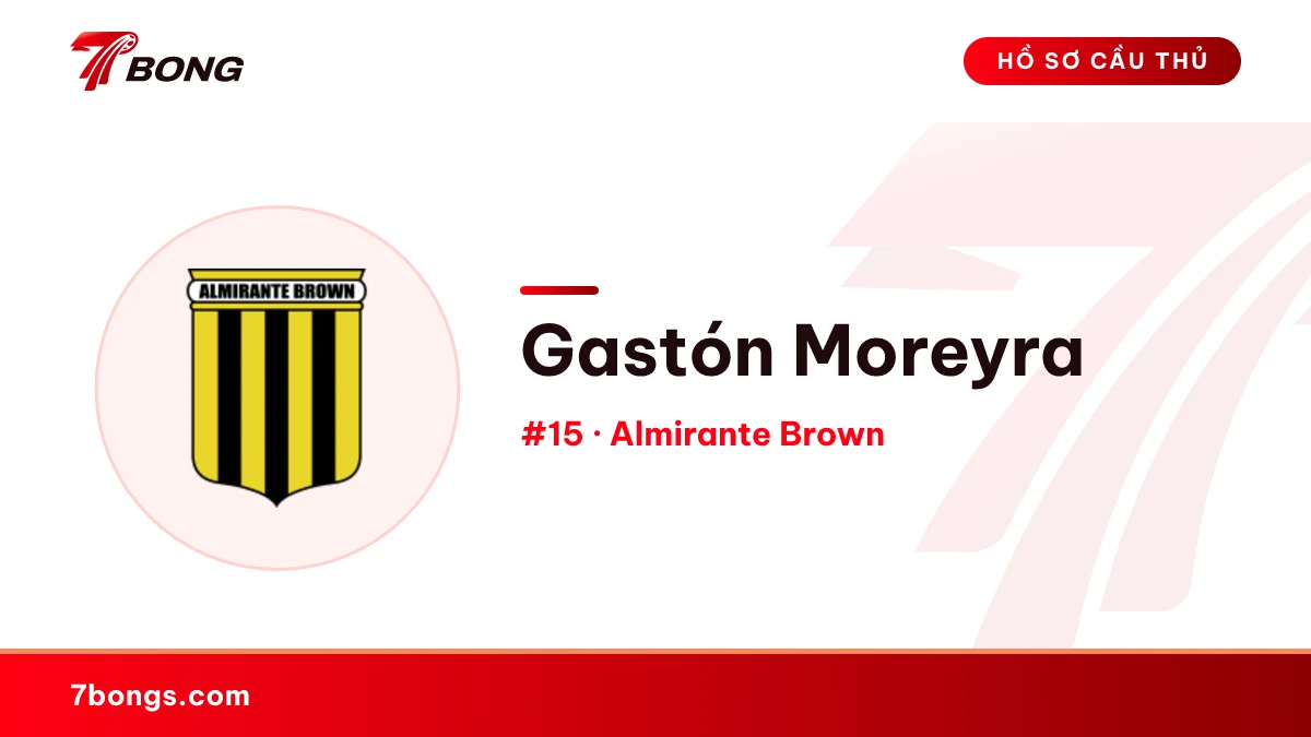 Gastón Moreyra — Almirante Brown