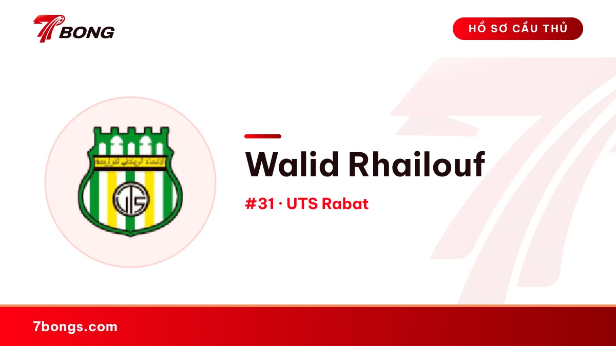 Walid Rhailouf — UTS Rabat