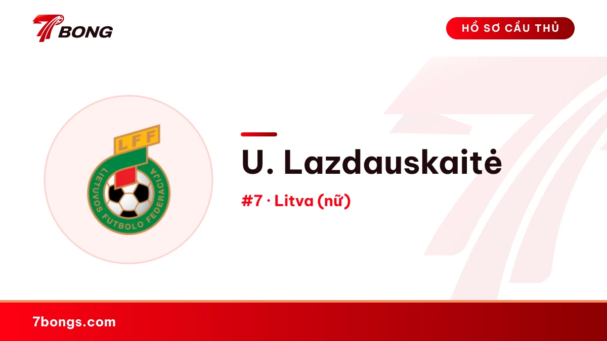 U. Lazdauskaitė — Litva (nữ)