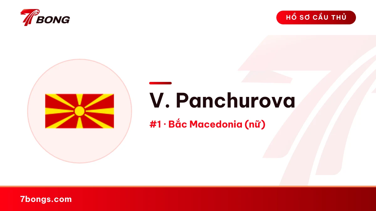 V. Panchurova — Bắc Macedonia (nữ)