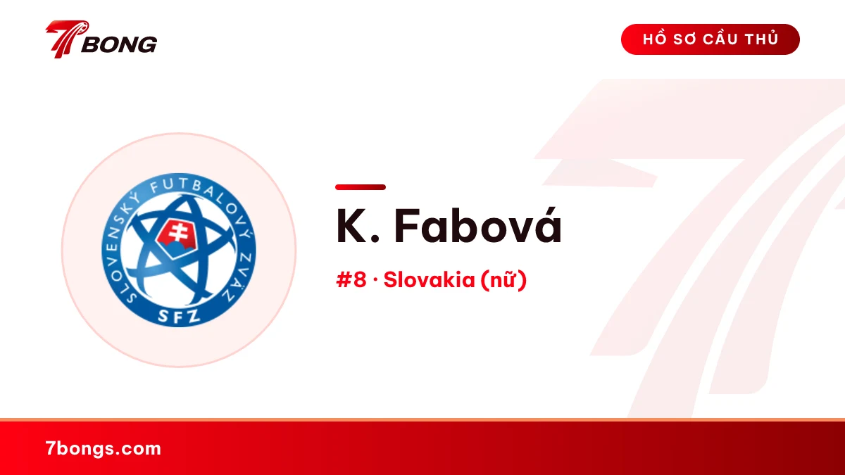 K. Fabová — Slovakia (nữ)