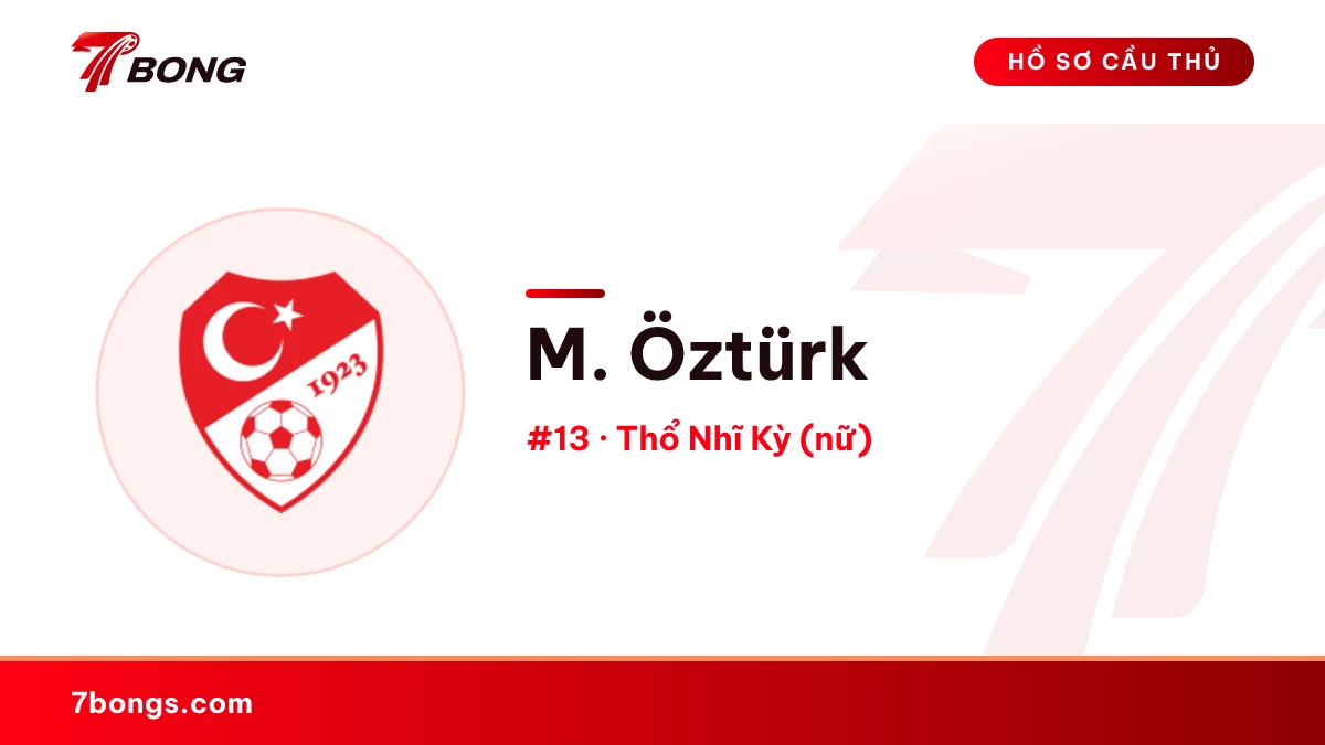 M. Öztürk — Thổ Nhĩ Kỳ (nữ)