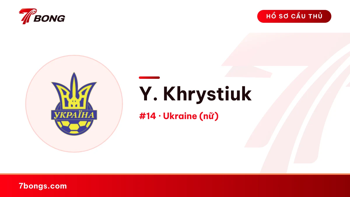 Y. Khrystiuk — Ukraine (nữ)